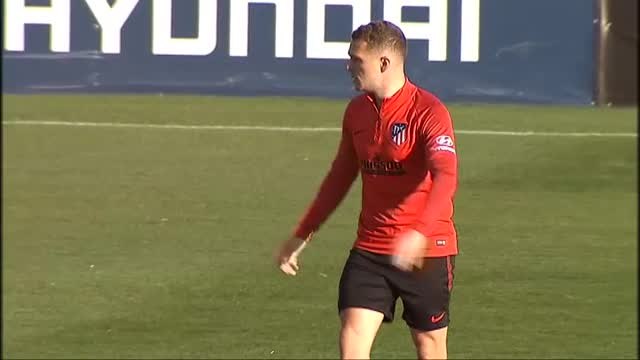El Atlético de Madrid vuelve a los entrenamientos tras ganar al Lokomotiv de Moscú en Champions