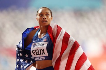Allyson Felix Breaks Usain Bolt’s World Titles Record