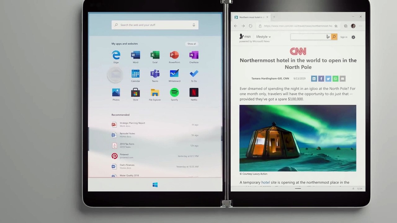 Présentation Microsoft Surface Neo