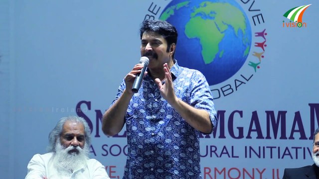 Mammootty addressing Fr.John Pichappilly's SNEHA SAMGAMAM by Ivision Ireland