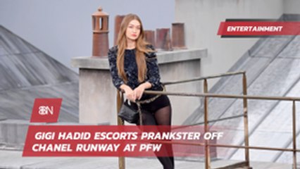 Gigi Hadid And The Paris Fashion Week Prankster
