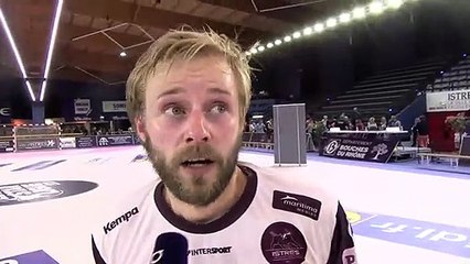 Réaction en anglais de Rasmus Nielsen auteur de 13 buts avec Istres