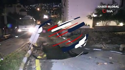 Su borusu bomba gibi patladı