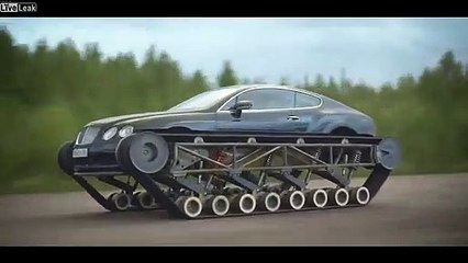 Il crée un tank à partir d'une voiture Bentley de luxe !