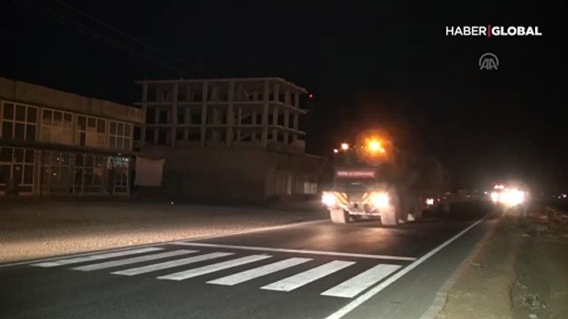 Suriye sınırına askeri sevkiyat