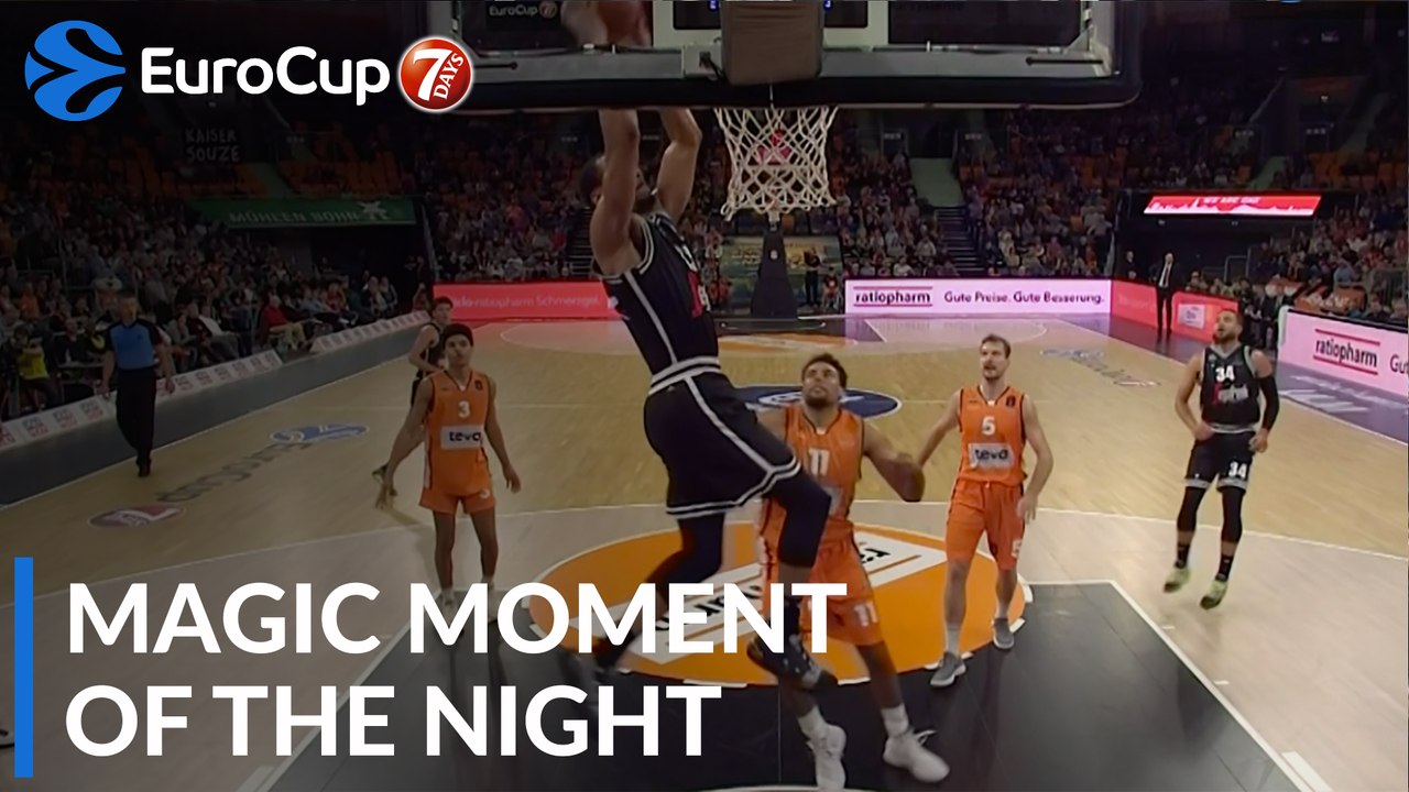 7DAYS Magic Moment of the Night: Vince Hunter, Segafredo Virtus Bologna