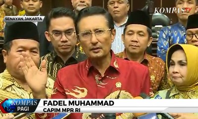 Fadel Muhammad Terpilih Jadi Pimpinan MPR dari DPD