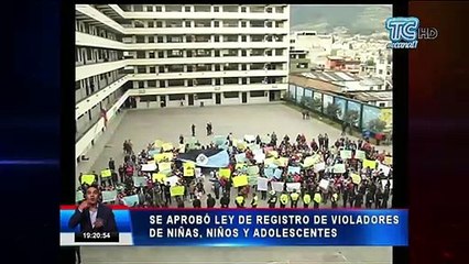 Reacciones a la aprobación de ley de registro de violadores