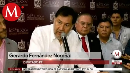 Entregan a Noroña una biografia sobre Eugenio Garza Sada