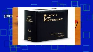 [GIFT IDEAS] Black s Law Dictionary