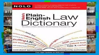 Nolo s Plain-English Law Dictionary  Review