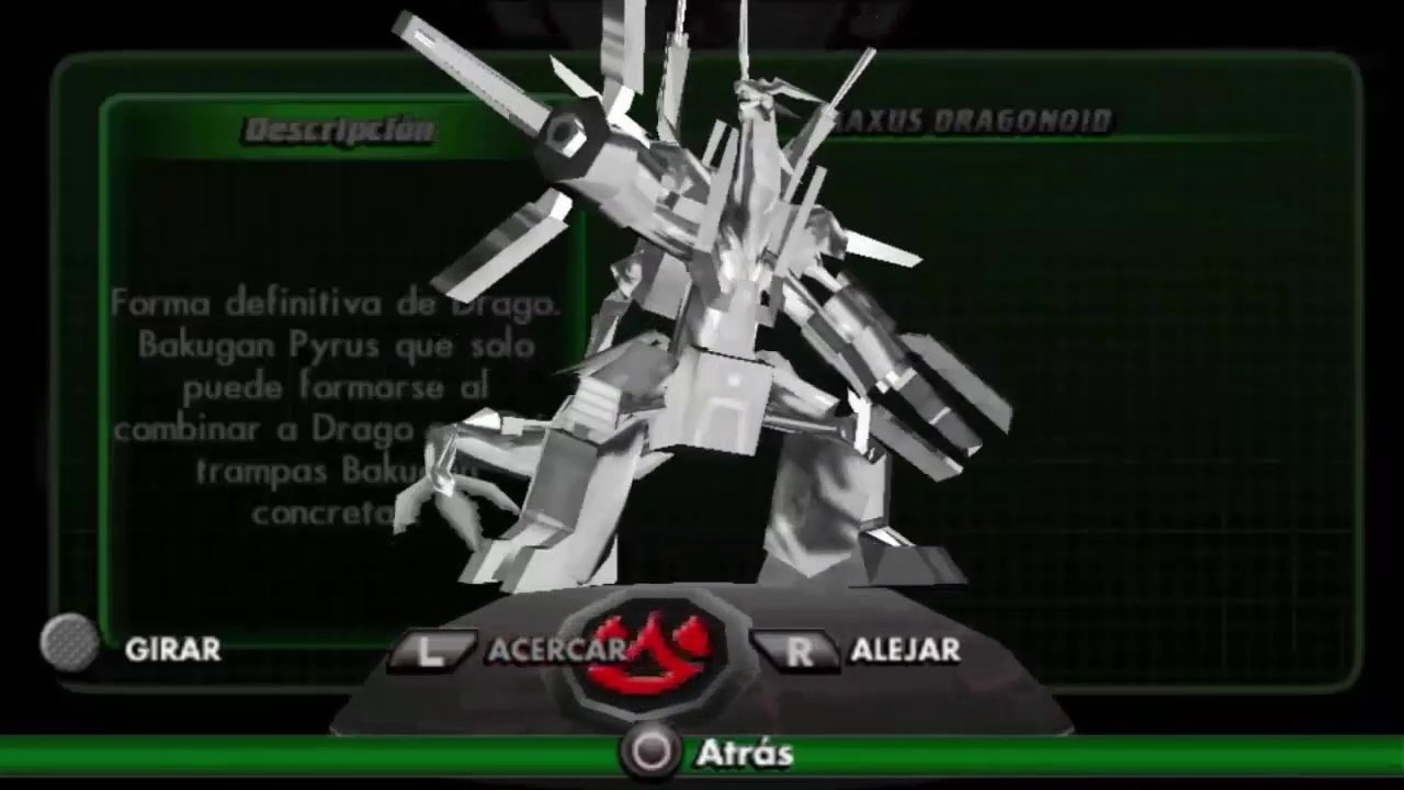 Bakugan Battle Brawlers: Defenders of the Core PSP - Todas las figuras #Neo_Dragonoid #Maxus_Helios