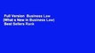 Full Version  Business Law (What s New in Business Law)  Best Sellers Rank : #3