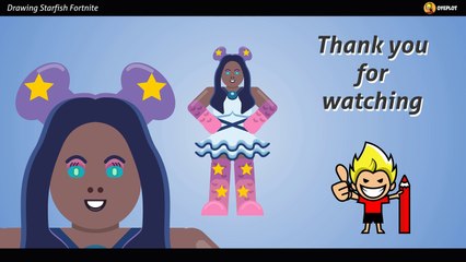 drawing starfish fortnite 2d flat style