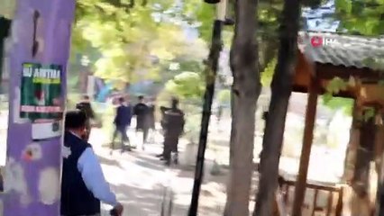 Zabıta ekipleri Sanat Parkı'nı seyyar satıcılardan temizledi