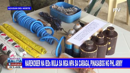 Narekober na IEDs mula sa mga NPA sa CARAGA, pinasabog ng PHL Army