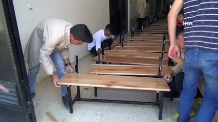 Hem okuyorlar hem de üretiyorlar