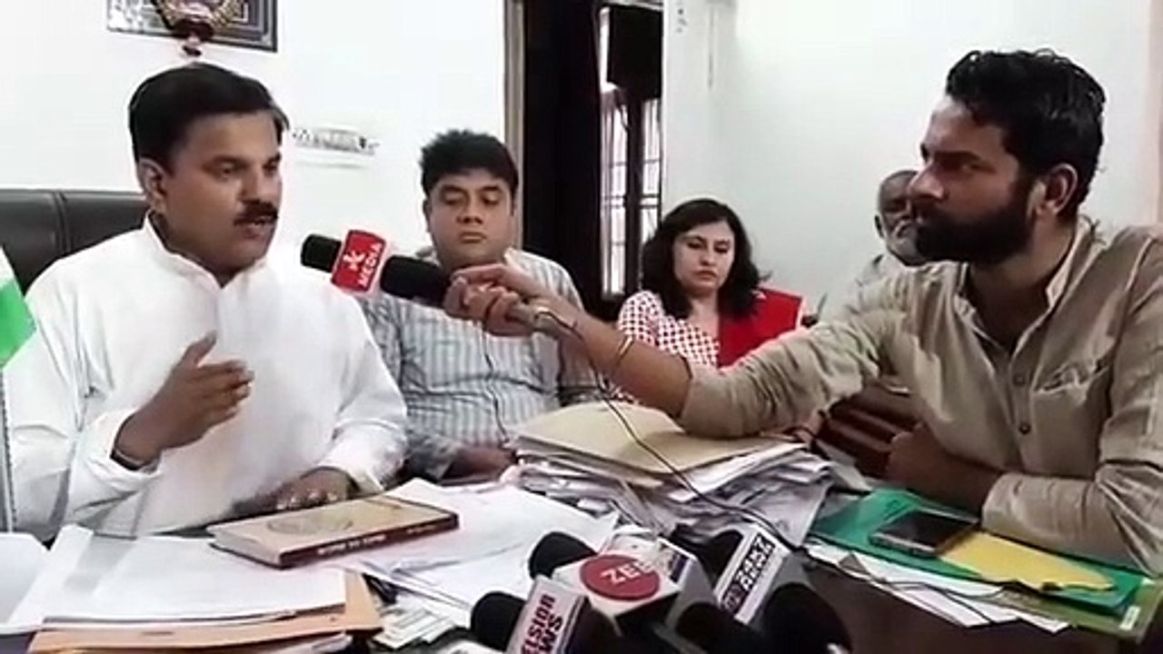 Scuffle between Harshdev Singh and SSP Udhampur