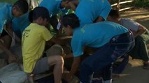 El campamento de elefantes de Myanmar tiene un nuevo miembro