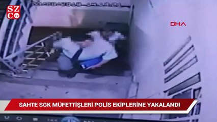 Sahte SGK müfettişleri polis ekiplerine yakalandı