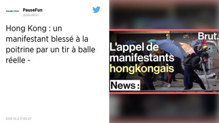 Hong Kong : De nouveaux affrontements en réaction au tir à balle réelle sur un manifestant