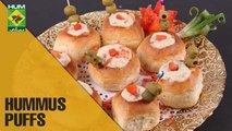 Hummus Puffs with veggies | Evening With Shireen | Masala TV Show | Shireen Anwar