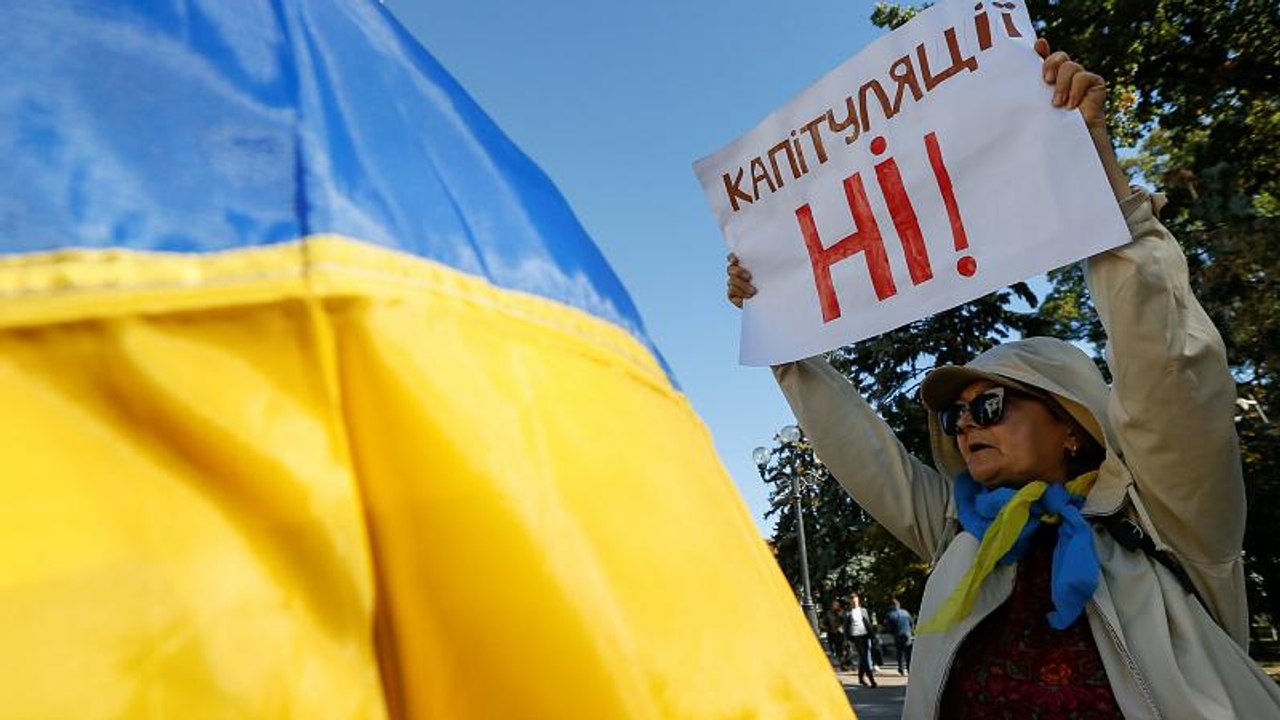 Ukrainer protestieren gegen 'Steinmeier-Formel'