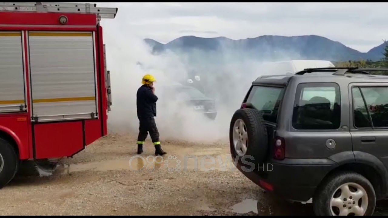 Ora News - Digjet makina pranë Liqenit të Thatë