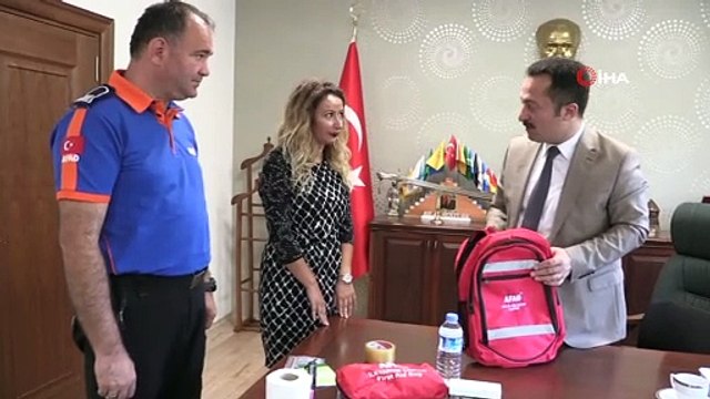Tüm okullara 'afet çantası' dağıtıldı