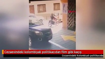 Cezaevindeki kolombiyalı politikacıdan film gibi kaçış