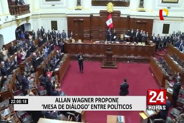 Allan Wagner propone que Presidente convoque una mesa de diálogo con dirigentes políticos