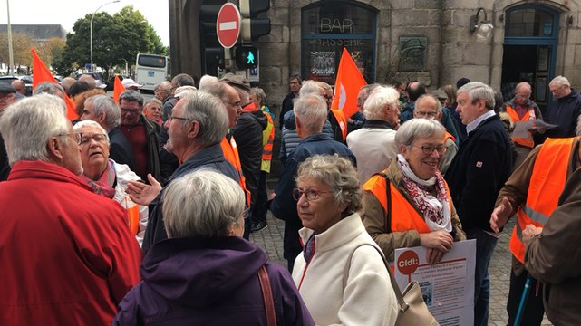 Rassemblement de la CFDT pour le pouvoir d’achat des retraités