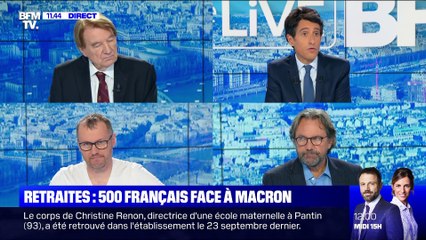Retraites: 500 Français face à Macron (3) - 03/10