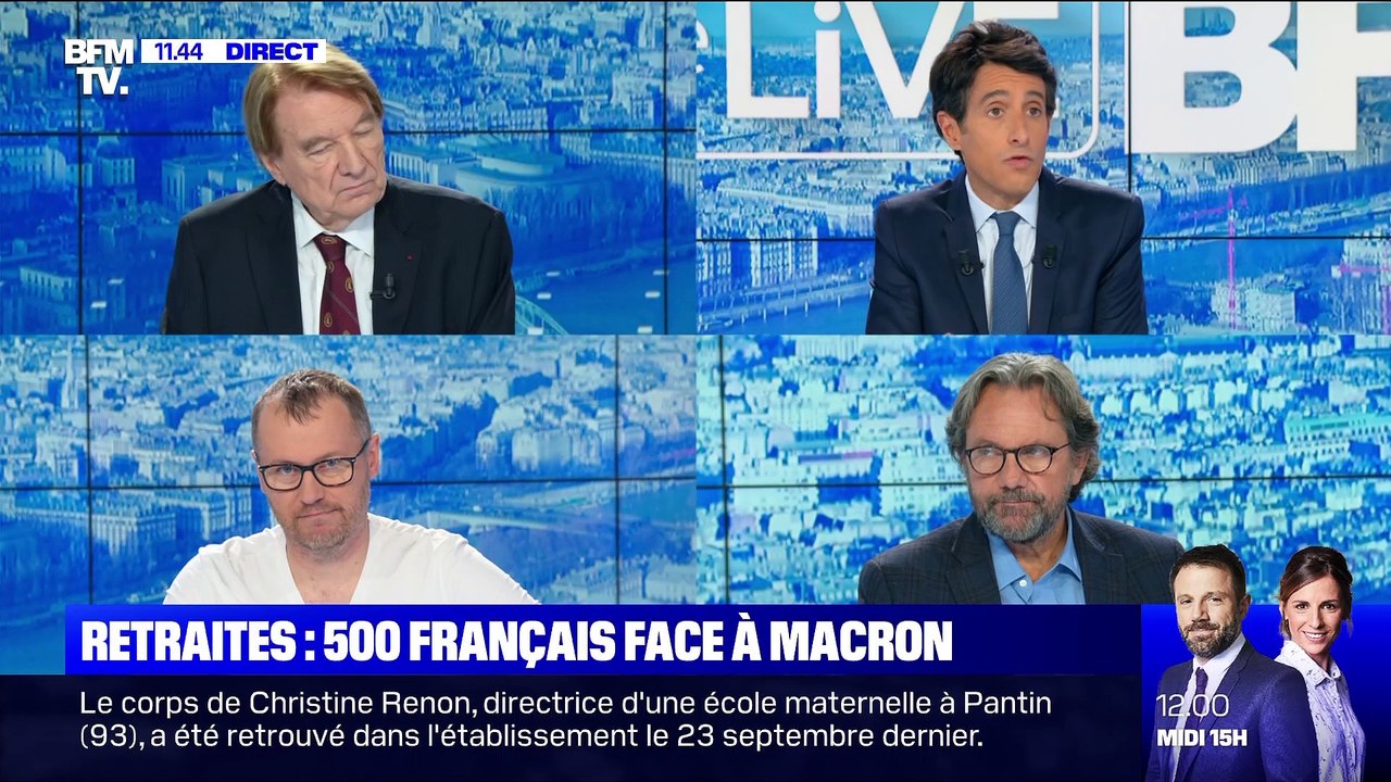 Retraites: 500 Français face à Macron (3) - 03/10