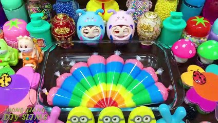 Mixing Random Things into Slime! Relaxing with Piping Bags Slimesmoothie Satisfying Slime  #566