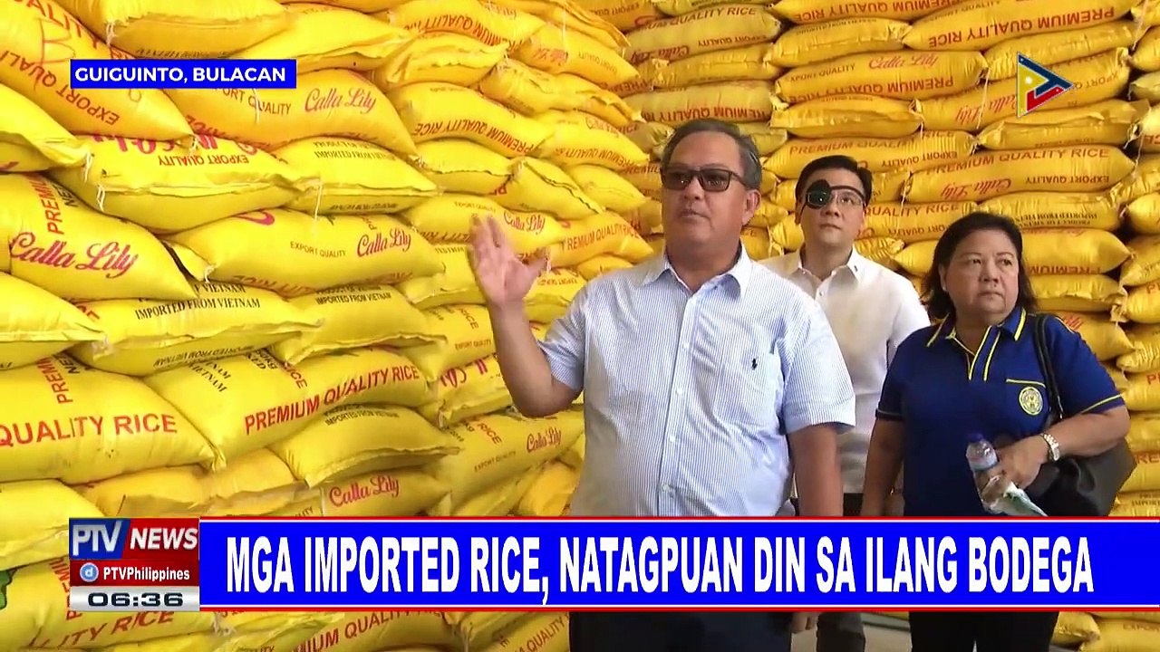 Mga imported rice, natagpuan din sa ilang bodega