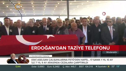 Erdoğan'dan Tarık Ünlüoğlu'nun eşine taziye telefonu