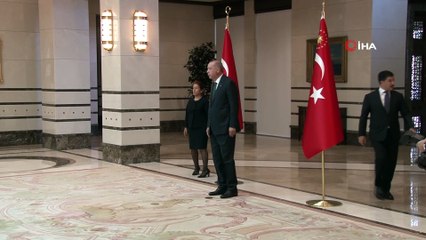Cumhurbaşkanı Erdoğan, Estonya Büyükelçisi Kolk'u kabul etti