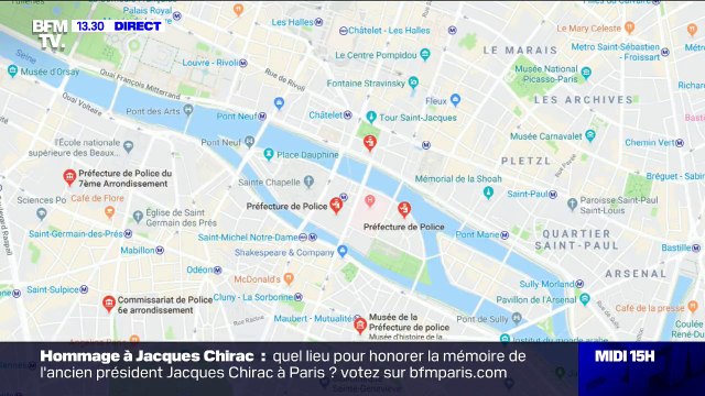 Un policier grièvement blessé après une agression au couteau à la Préfecture de police de Paris