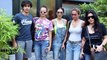 Malaika Arora with son Arhaan and sister Amrita Spotted at Restaurant