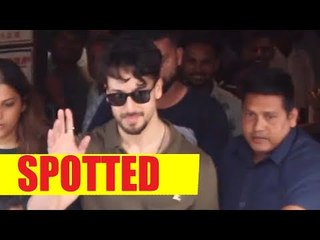 Tiger Shroff spotted at Gaiety Galaxy for promotions of movie, WAR