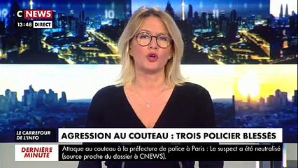 Paris: Deux policiers blessés par arme blanche dans l'enceinte de la préfecture de police -