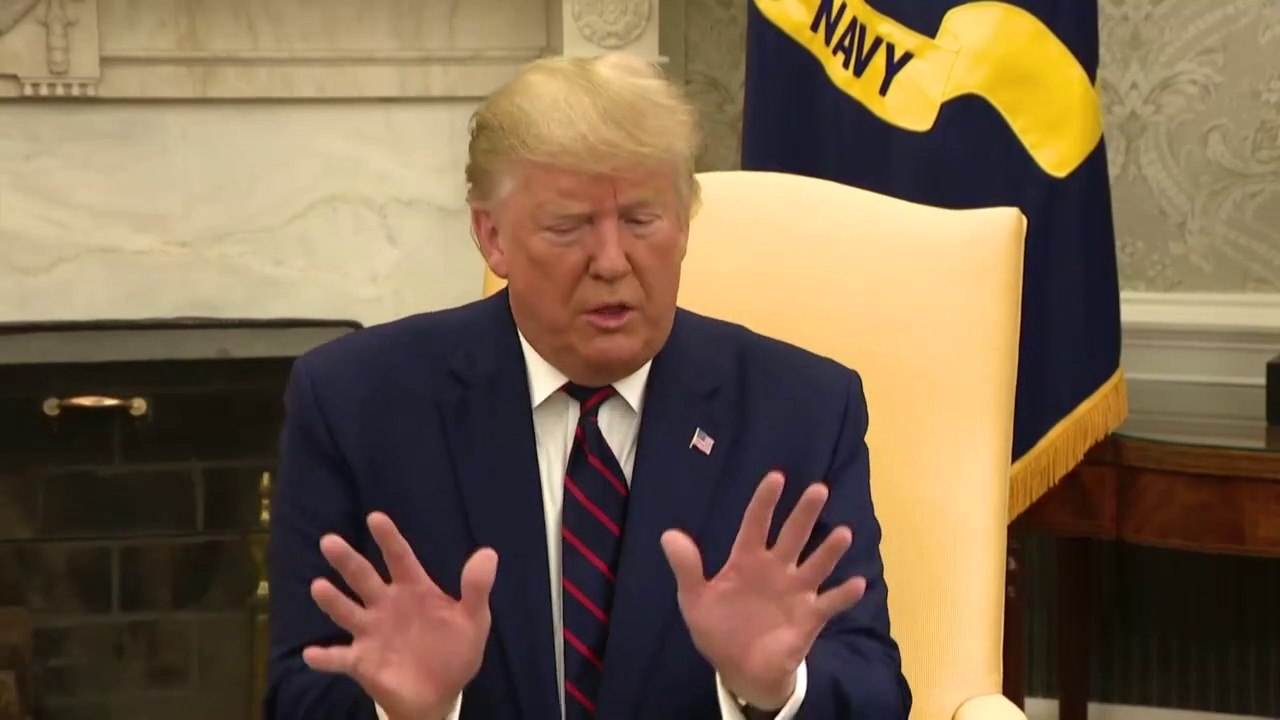 Wegen Ukraine Affaire: Trump zieht bei Pressetermi