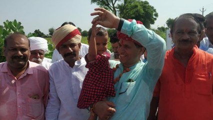 गांधी संकल्प पदयात्रा का महिलाओं ने किया मारवाड़ी डांस से स्वागत, मोदी के ये मंत्री भी जमकर नाचे