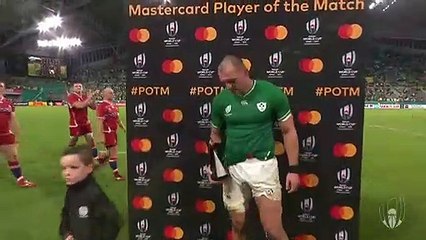 Rhys Ruddock wins Player of the Match