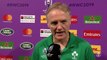 Schmidt praises the Irish fans in post match interview