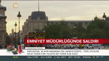 Paris Emniyet Müdürlüğü'nde bıçaklı saldırı: 4 ölü