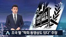 조국 딸 “학회 동영상도 있다”…허위 인턴 의혹 반박