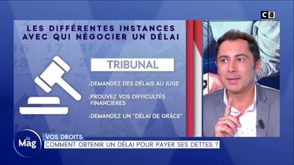 Comment obtenir un délai pour payer ses dettes ?