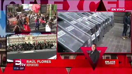 Encapuchados agreden a elementos de seguridad